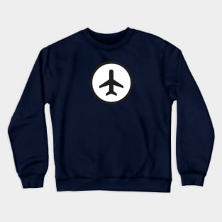 Airplane Sign Crewneck Sweatshirt